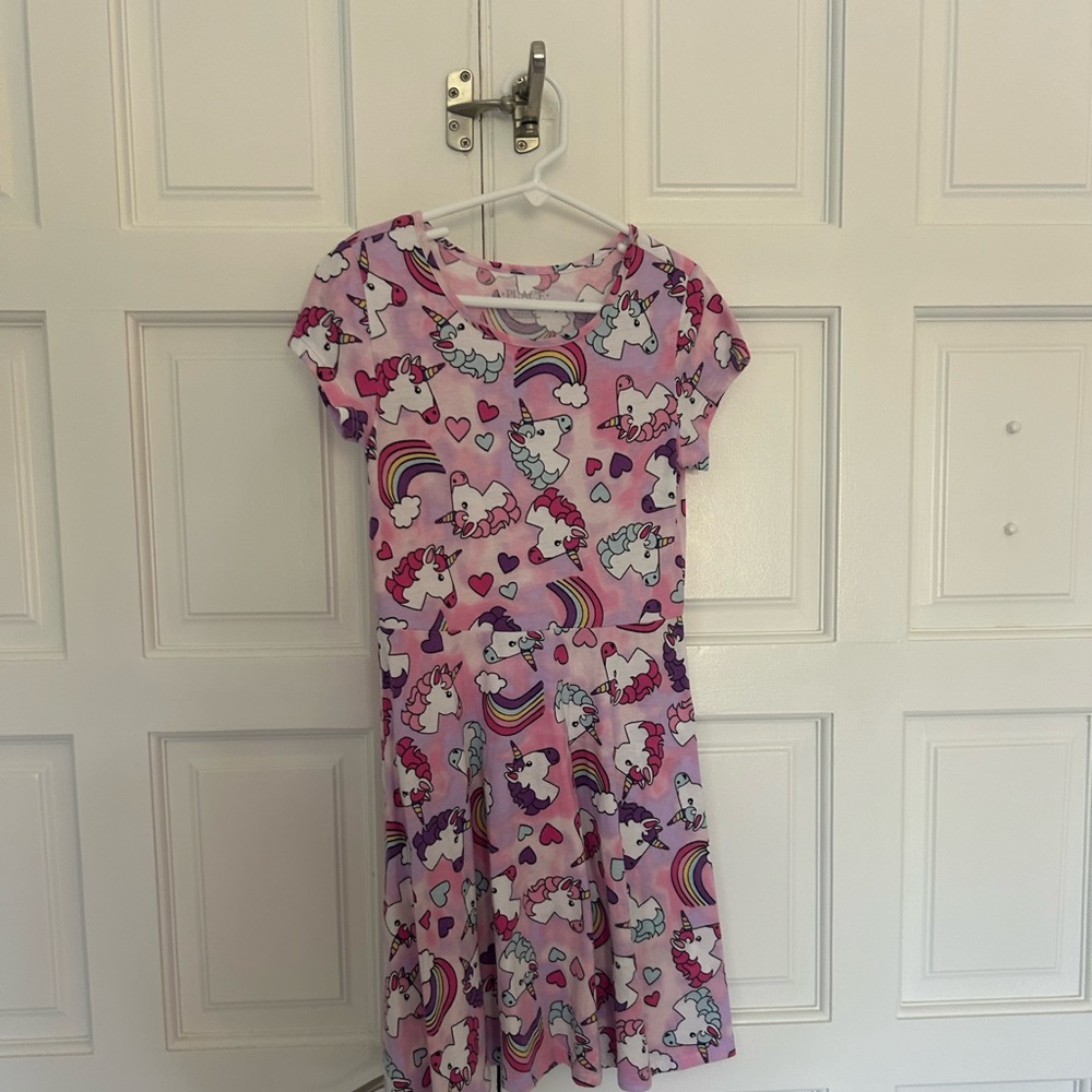 Girls Unicorn Play Dress